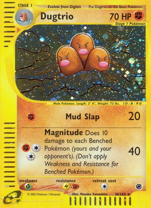 Dugtrio 「EX 10/165」「EN」