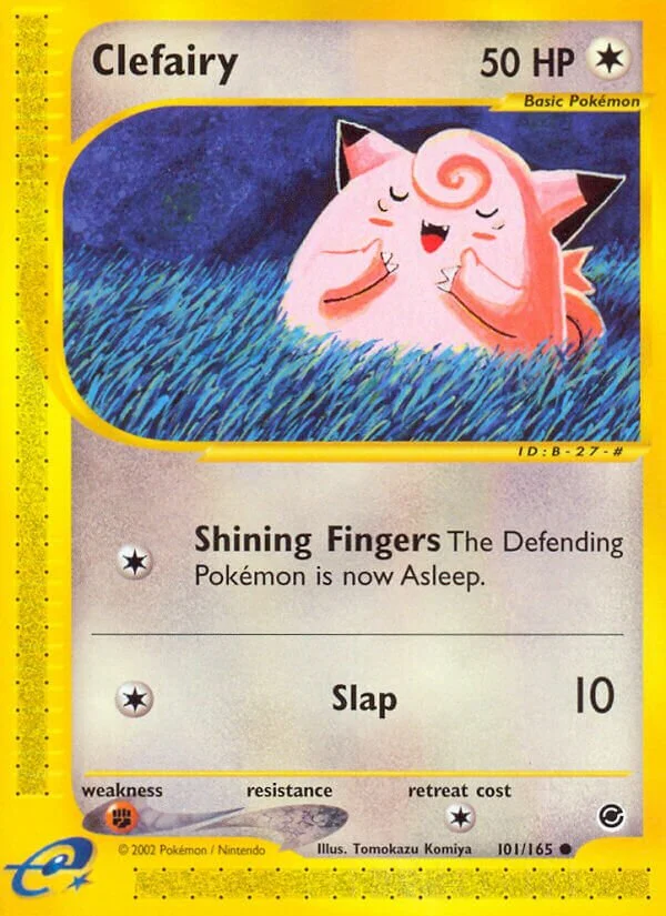 Clefairy 「EX 101/165」「EN」