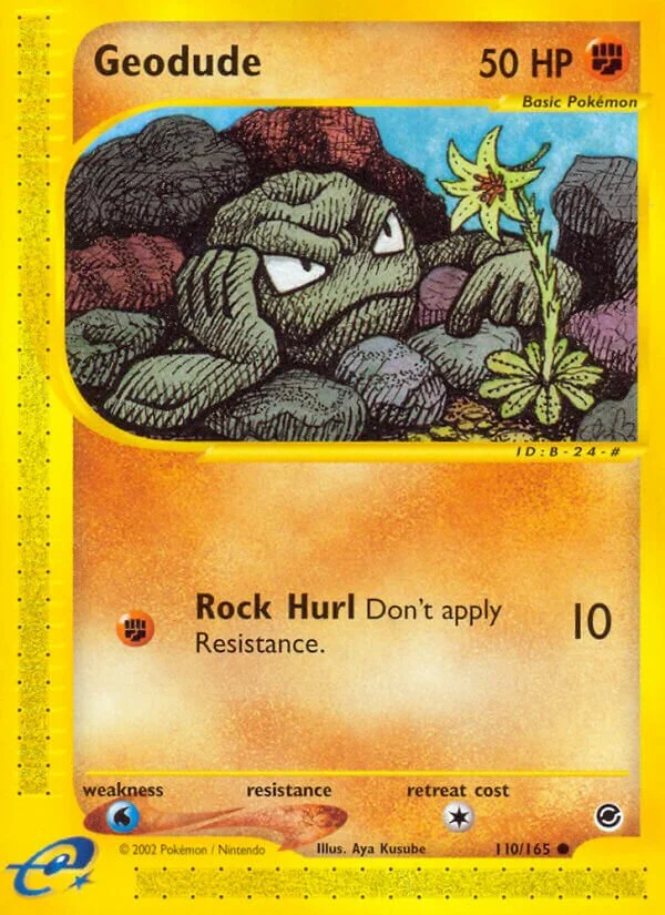 Geodude 「EX 110/165」「EN」