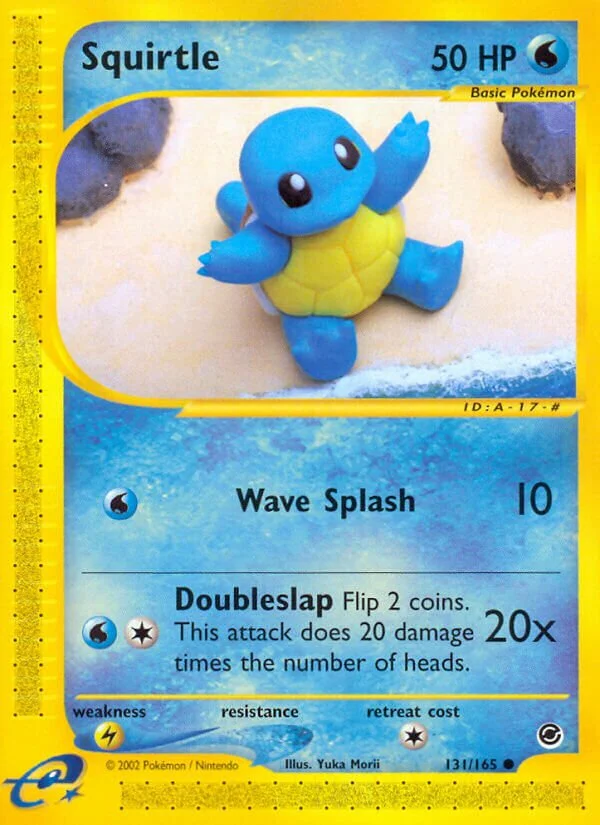 Squirtle 「EX 131/165」「EN」
