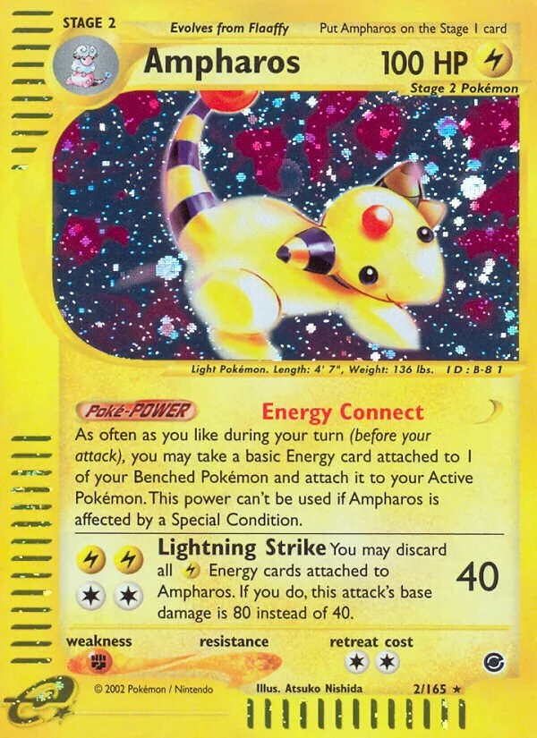 Ampharos 「EX 2/165」「EN」