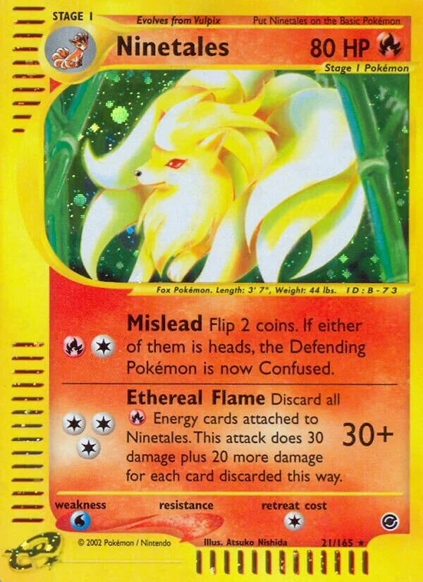 Ninetales 「EX 21/165」「EN」