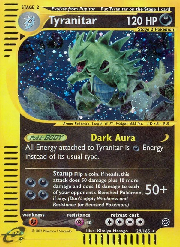 Tyranitar 「EX 29/165」「EN」