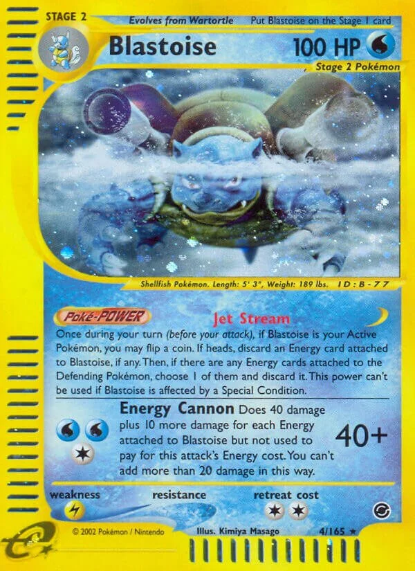 Blastoise 「EX 4/165」「EN」