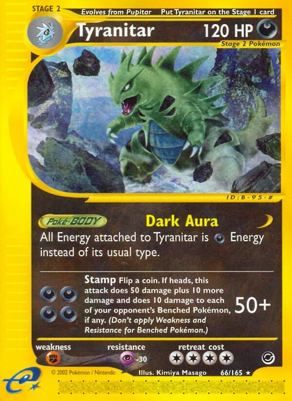 Tyranitar 「EX 66/165」「EN」