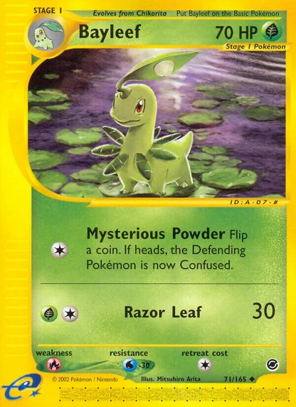 Bayleef 「EX 71/165」「EN」