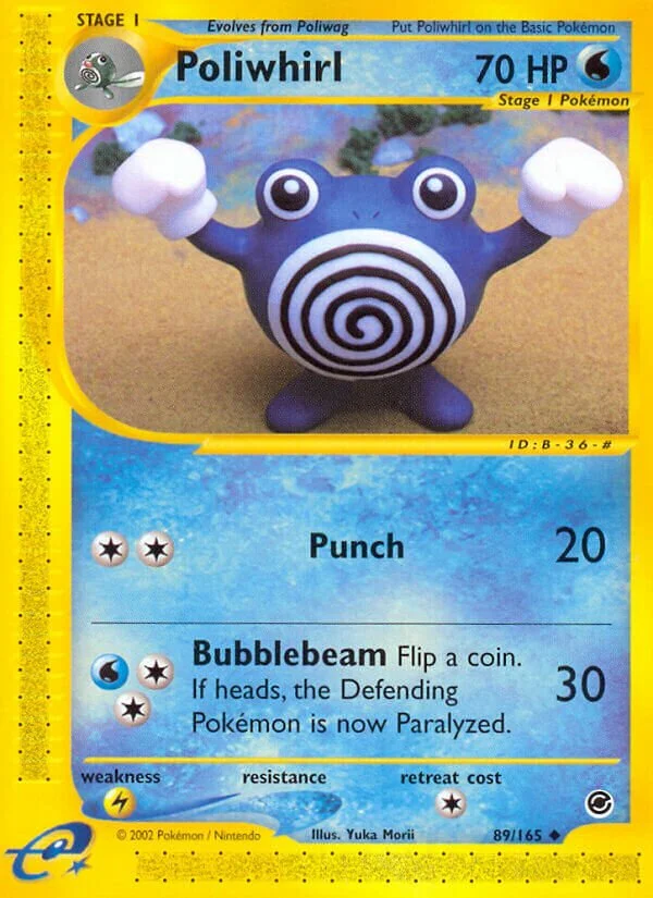 Poliwhirl 「EX 89/165」「EN」