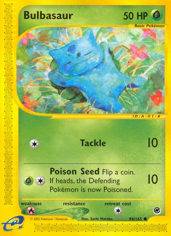 Bulbasaur 「EX 94/165」「EN」