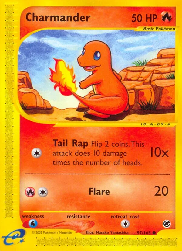 Charmander 「EX 97/165」「EN」