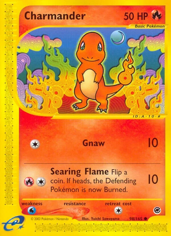 Charmander 「EX 98/165」「EN」