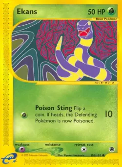 Ekans #108/165 · Pokémon