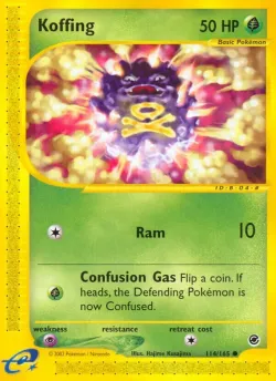 Koffing #114/165 · Pokémon