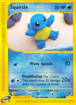 Squirtle 「EX 131/165」「EN」