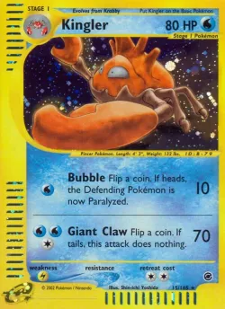 Kingler #15/165 · Pokémon