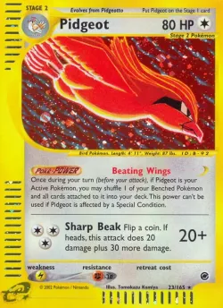 Pidgeot #23/165 · Pokémon