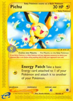 Pichu #58/165 · Pokémon