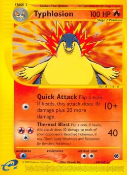 Typhlosion #64/165 · Pokémon