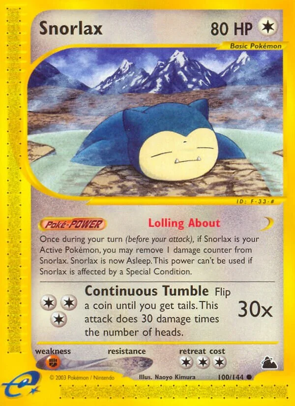 Snorlax 「SK 100/144」「EN」