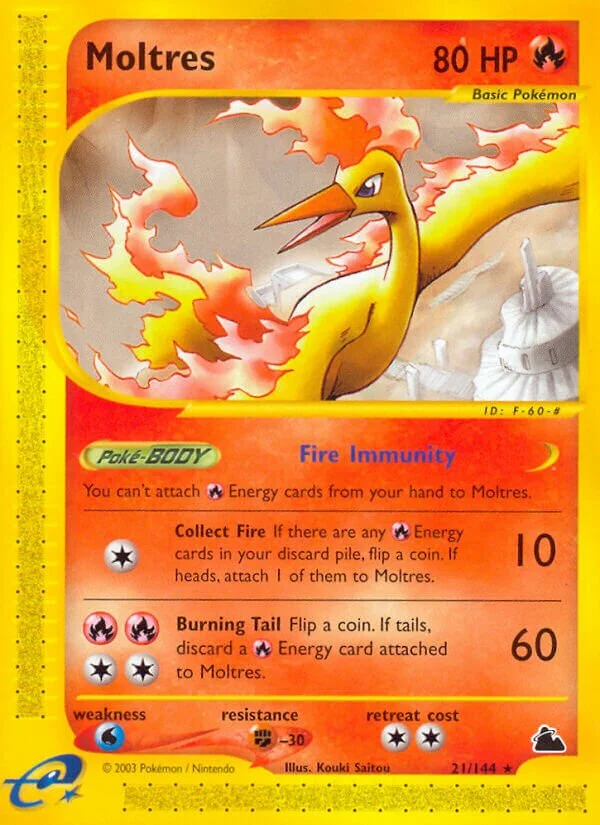 Moltres 「SK 21/144」「EN」