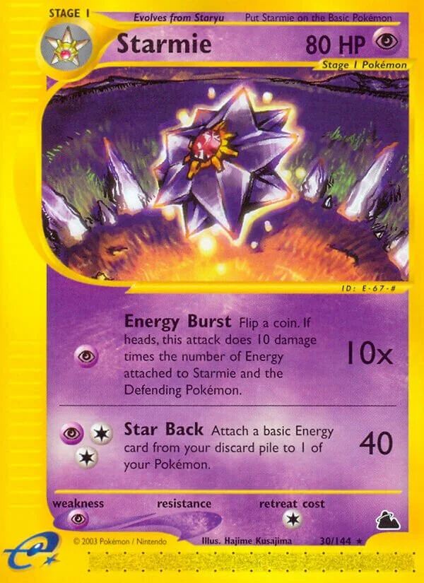 Starmie 「SK 30/144」「EN」