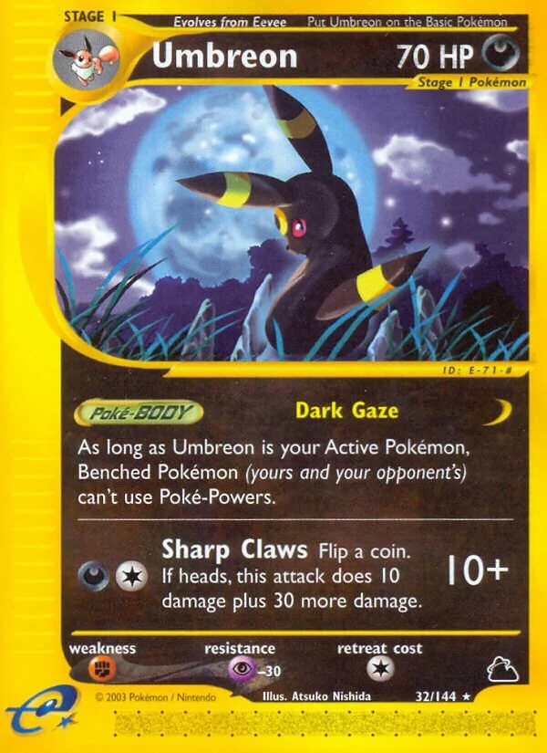Umbreon 「SK 32/144」「EN」