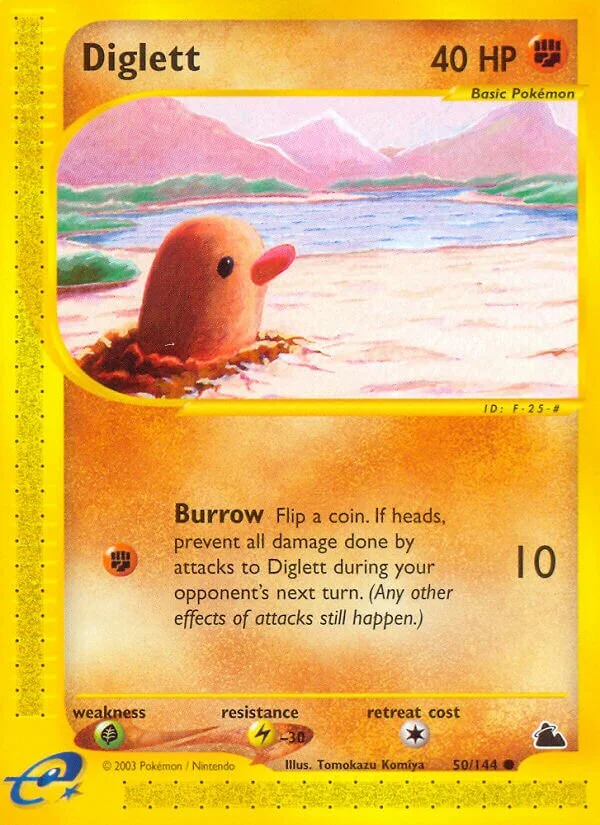 Diglett 「SK 50/144」「EN」