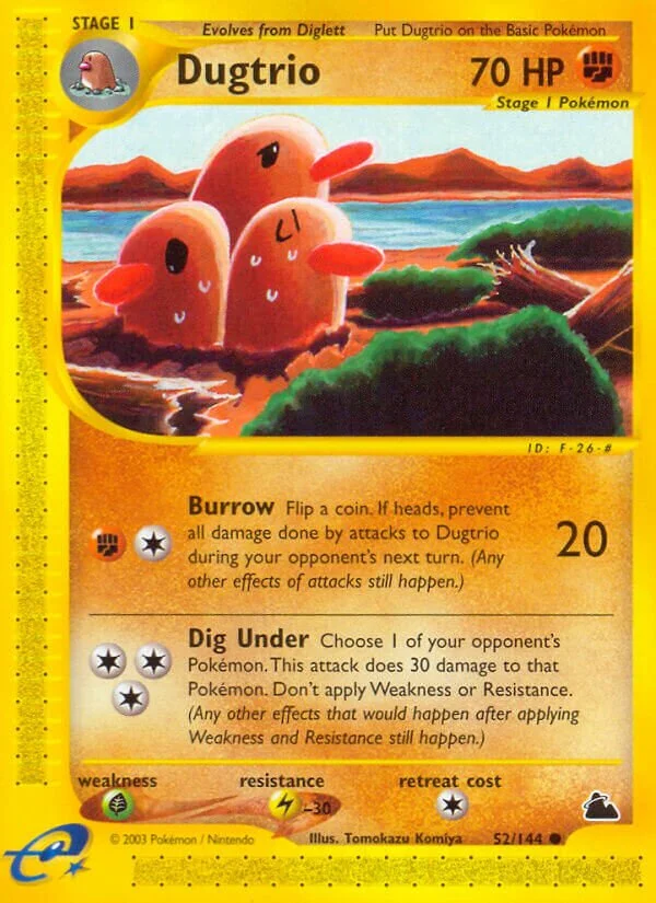 Dugtrio 「SK 52/144」「EN」