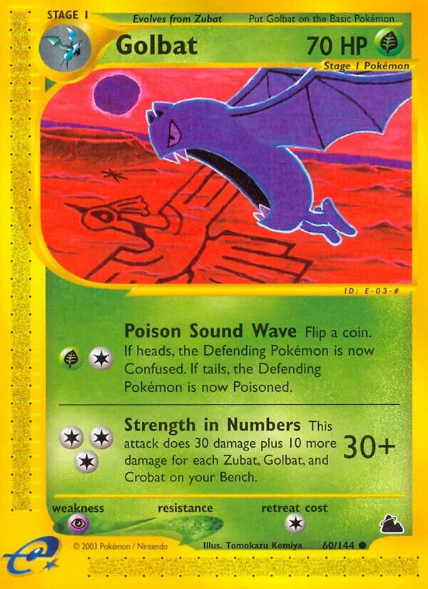 Golbat 「SK 60/144」「EN」