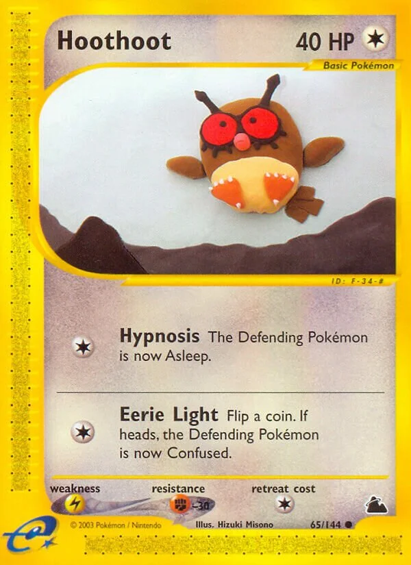 Hoothoot 「SK 65/144」「EN」