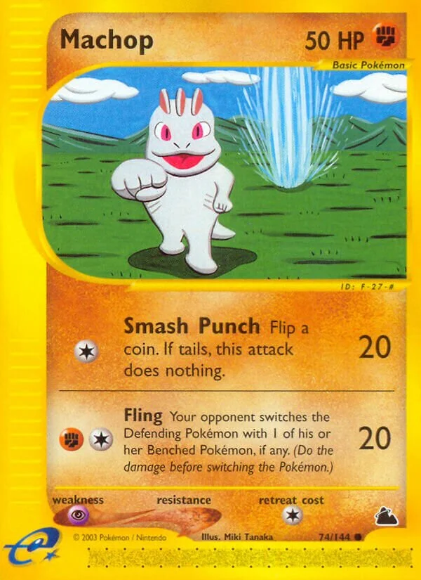 Machop 「SK 74/144」「EN」