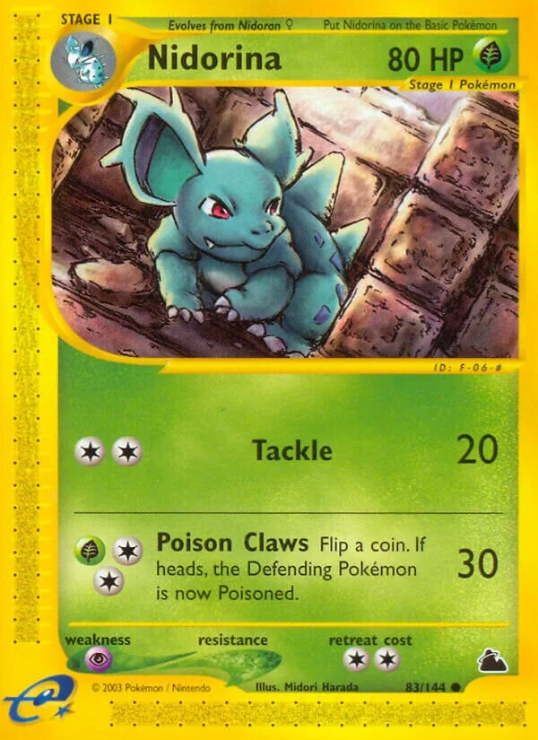 Nidorina 「SK 83/144」「EN」