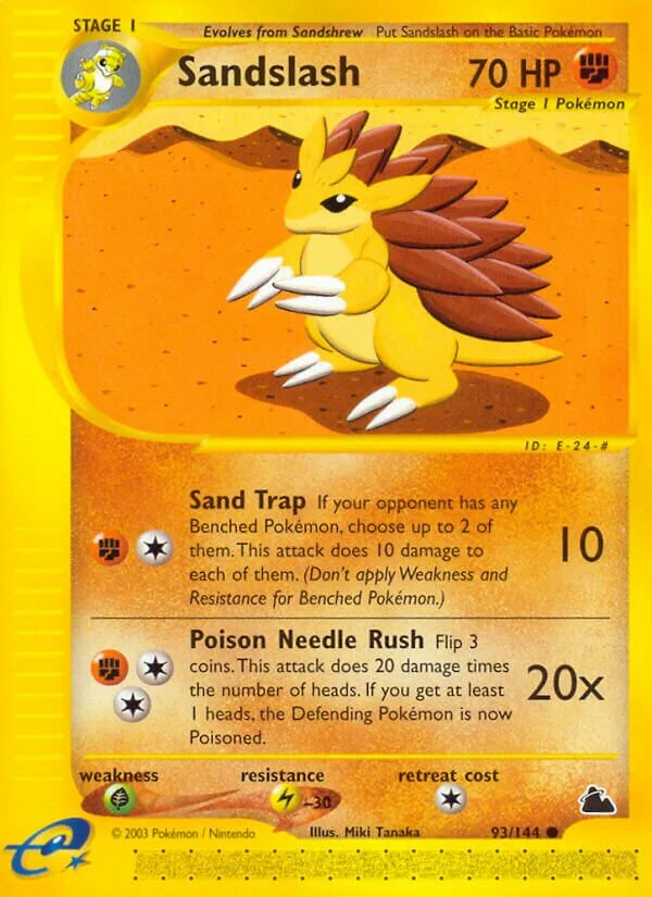 Sandslash 「SK 93/144」「EN」
