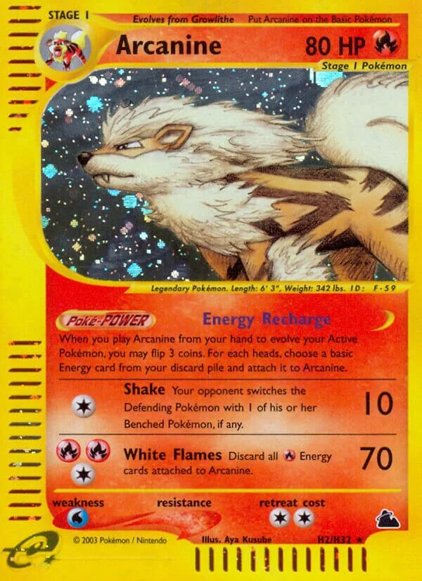 Arcanine 「SK H2/H32」「EN」