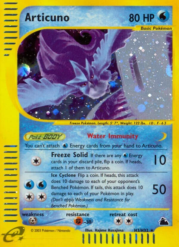 Articuno 「SK H3/H32」「EN」