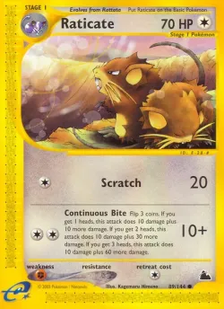 Raticate #89/144 · Pokémon