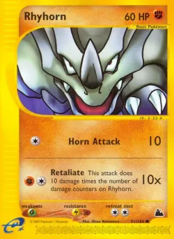 Rhyhorn #91/144 · Pokémon