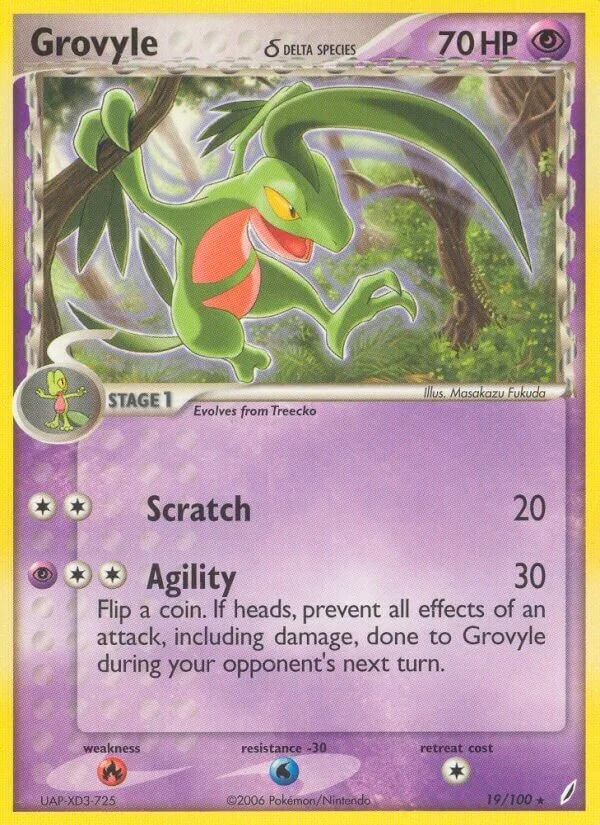 Grovyle 「CG 19/100」「EN」