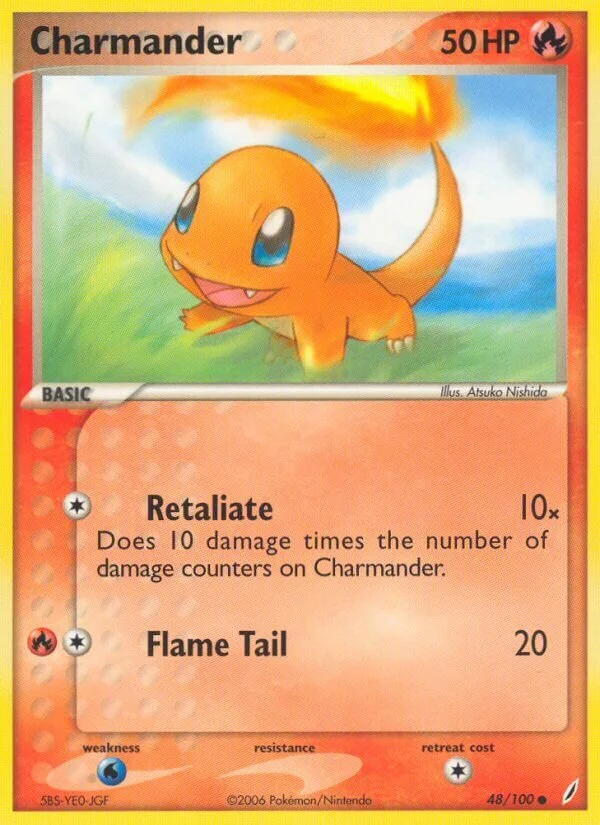 Charmander 「CG 48/100」「EN」