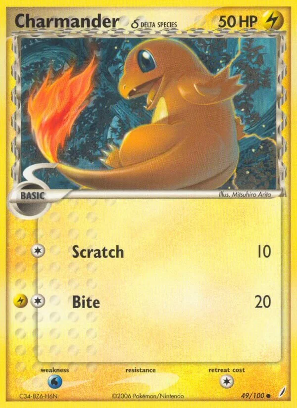 Charmander 「CG 49/100」「EN」