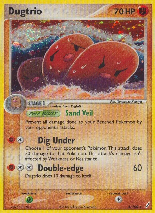 Dugtrio 「CG 5/100」「EN」