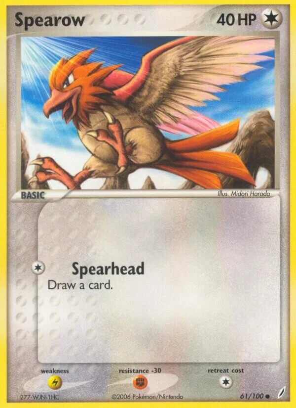 Spearow 「CG 61/100」「EN」