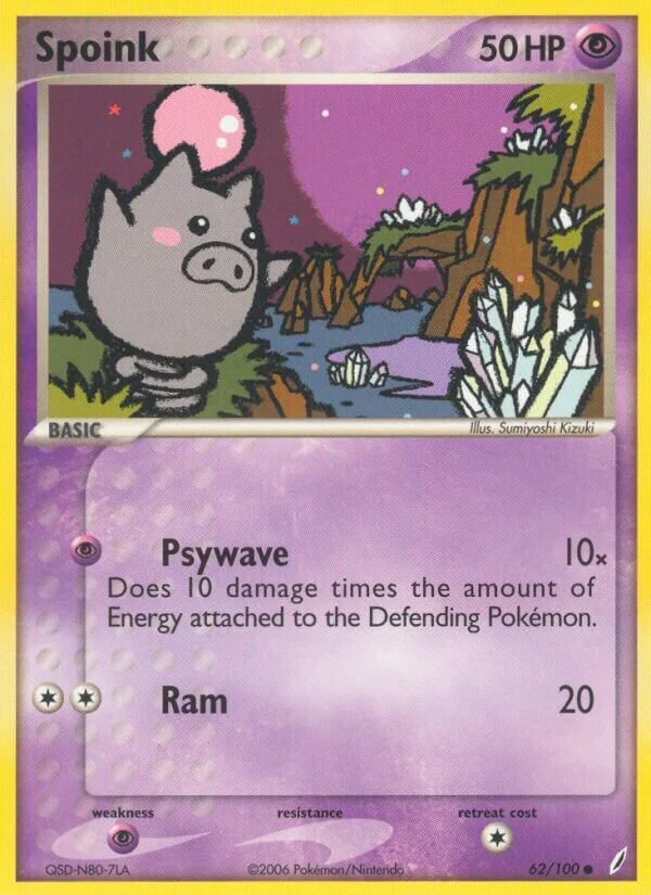 Spoink 「CG 62/100」「EN」