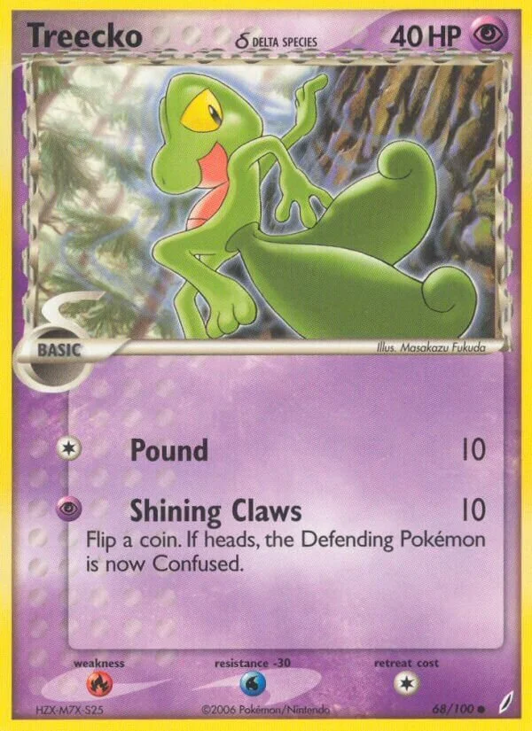 Treecko 「CG 68/100」「EN」