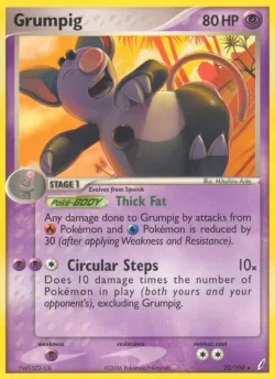 Grumpig #20/100 · Pokémon