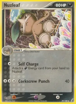 Nuzleaf #39/100 · Pokémon