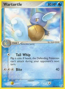 Wartortle #43/100 · Pokémon