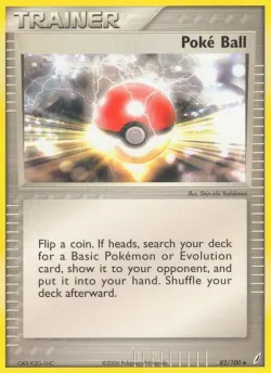 Poké Ball 「CG 82/100」「EN」