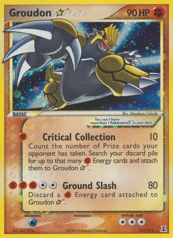 Groudon ☆ 「DS 111/113」「EN」