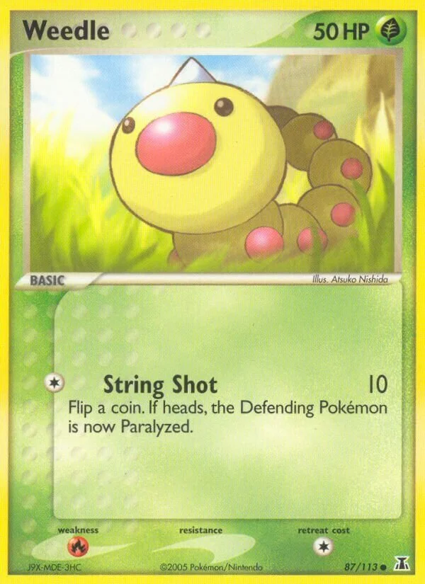 Weedle 「DS 87/113」「EN」
