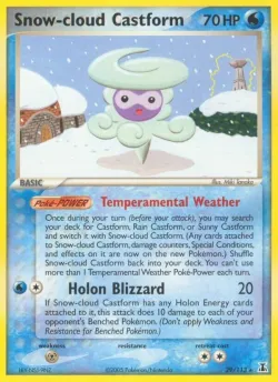 Snow-cloud Castform #29/113 · Pokémon